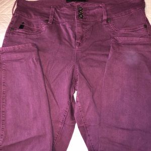 Torrid, pink/purple skinny jean